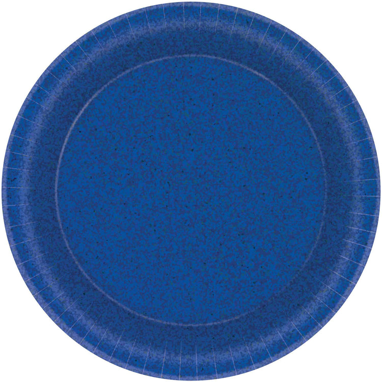 Prismatic 21cm Bright Royal Blue Round Paper Plates Pack of 8