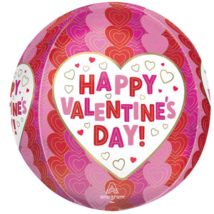 Orbz Happy Valentines Day Wrapped In Hearts G20