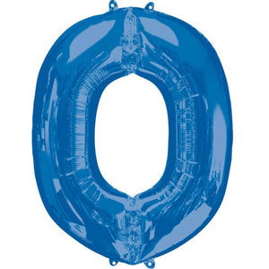 SuperShape Letter O Blue Balloon