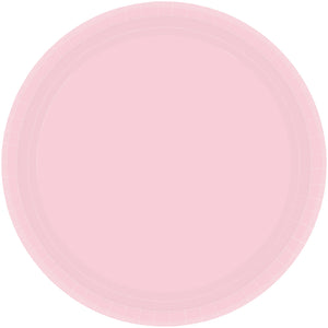 Paper Plates 17cm Round 20CT Blush Pink Pack of 20