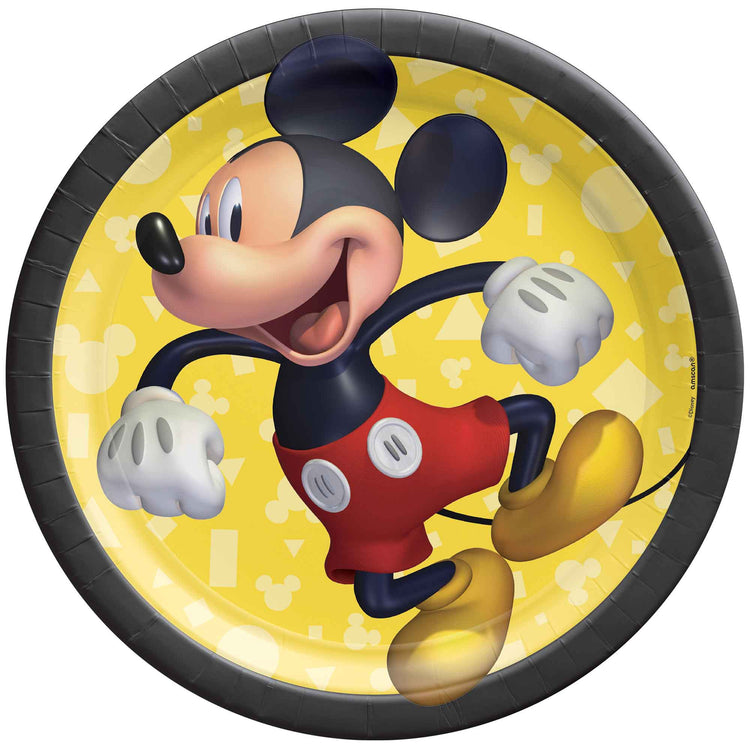 Mickey Mouse Forever 7in / 17cm Paper Plates Pack of 8