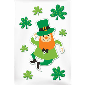 St Patrick's Small Gel Clings Decorations