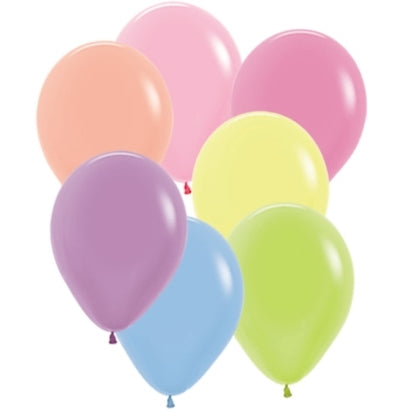 Sempertex 30cm Neon Assorted  Latex Balloons 25PK Pack of 25