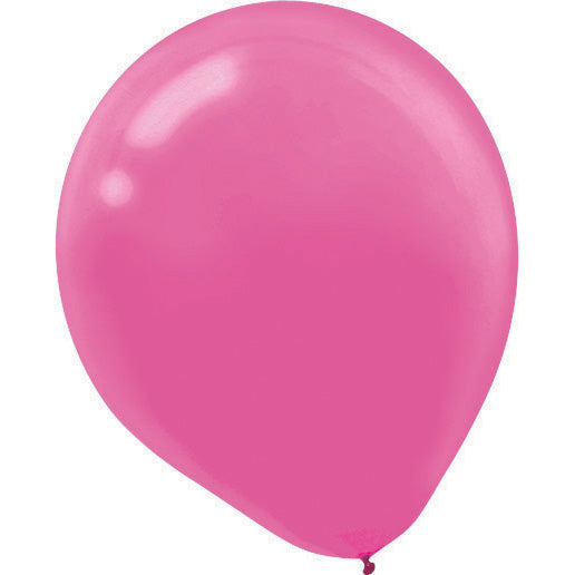 Latex Balloons 12cm 50 Pack Bright Pink Pack of 50