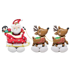 Christmas CI: AirLoonz Decor Kit Santa and Reindeers Q40