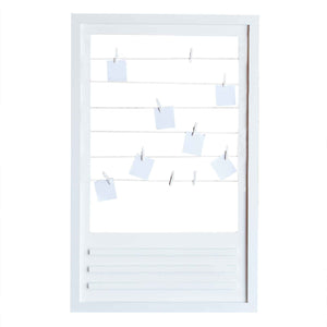 Botanical Wedding Alternative Guest Book Frame with Pegs String & letter Board to Customise