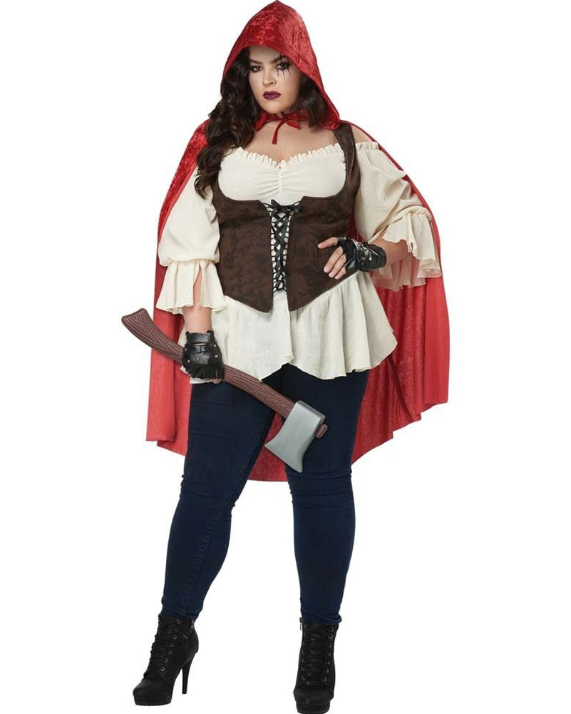 Aint Afraid a No Wolf Womens Plus Size Costume