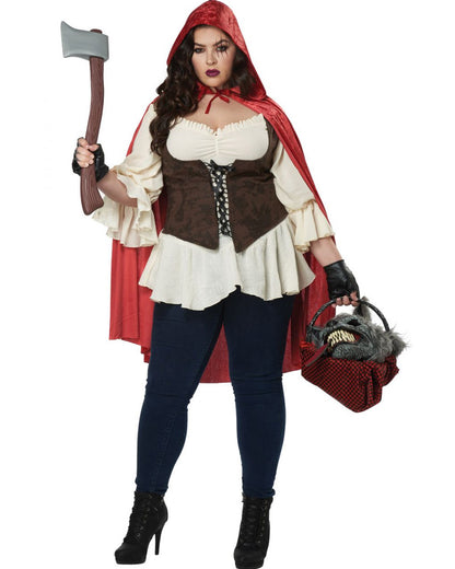 Aint Afraid a No Wolf Womens Plus Size Costume
