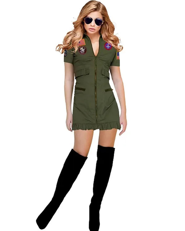 Air Force Pilot Womens Costume