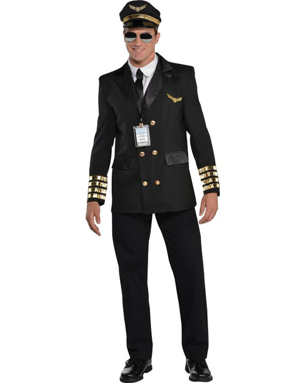 Captain Wingman Pilot Mens Costume