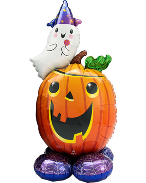 AirLoonz Halloween Pumpkin and Ghost Balloon 1.4m