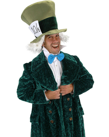 Alice in Wonderland Mad Hatter Hat with Hair and Collar Deluxe Set
