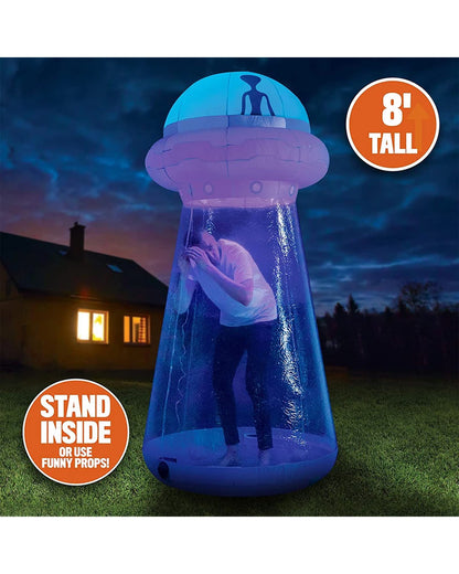Alien Abduction UFO Lawn Inflatable 2.4m