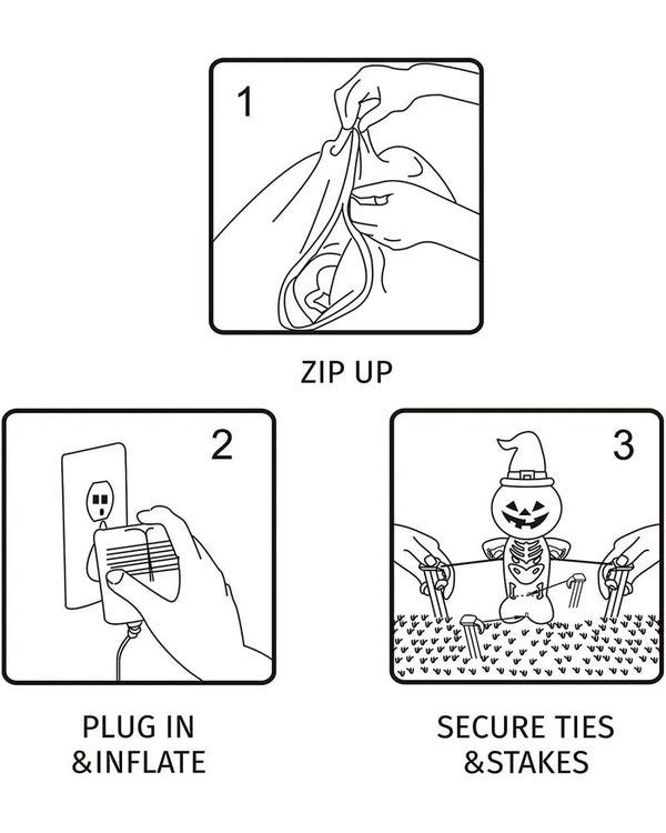 Alien Abduction UFO Lawn Inflatable 2.4m