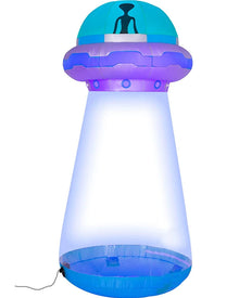 Alien Abduction UFO Lawn Halloween Inflatable 2.4m