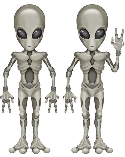Alien Cutouts Pack of 2