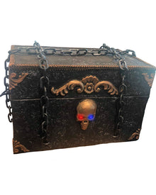 Animated Light Up Demon Box Halloween Prop 45cm