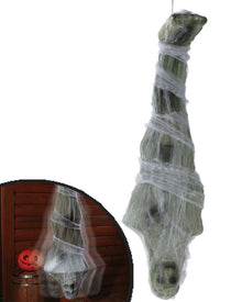 Halloween Animated Shaking Spider Web Cocoon Corpse 1.8m