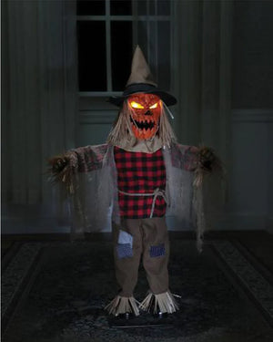 Animated Twitching Scarecrow Prop 91cm