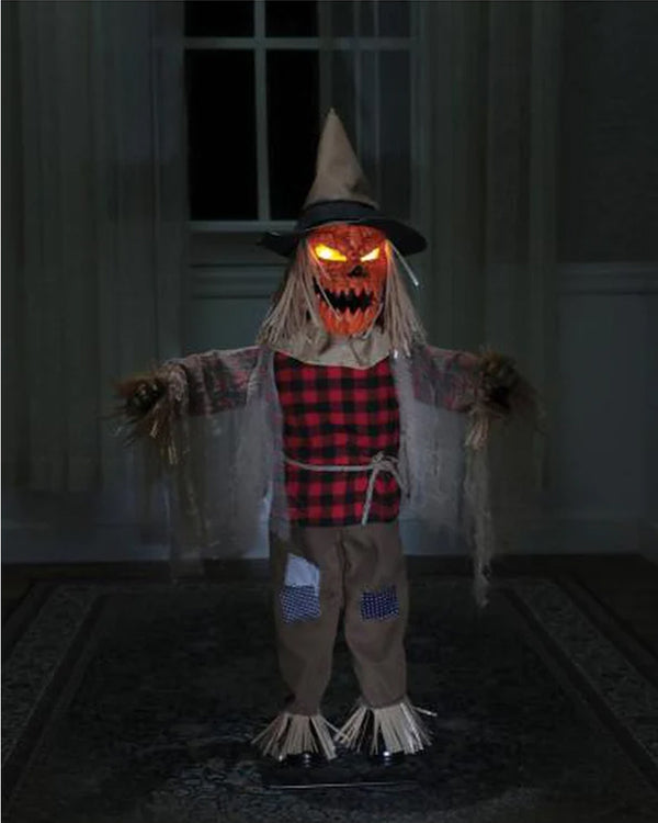 Animated Twitching Scarecrow Prop 91cm