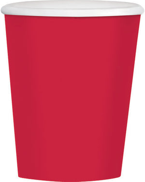 Apple Red 355ml Paper Coffee Cups Pack of 40