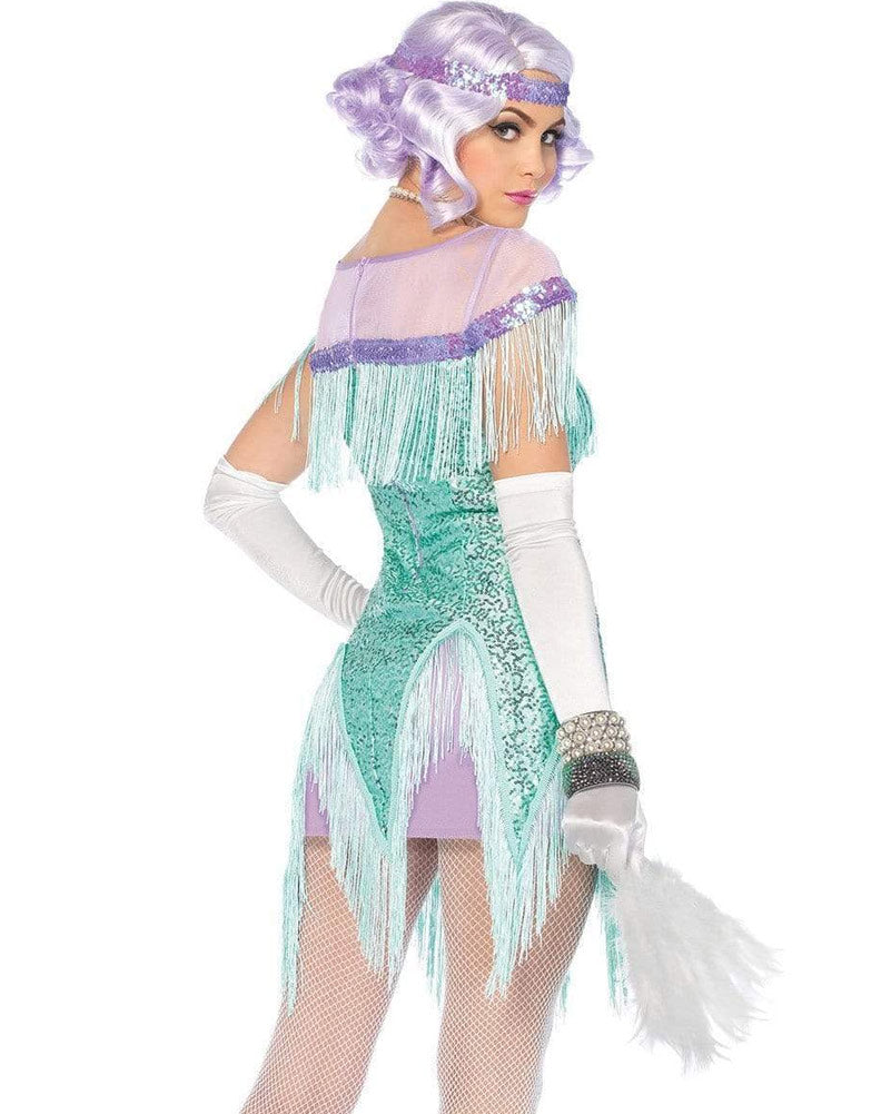 20s Aqua Foxtrot Flirt Flapper Womens Costume