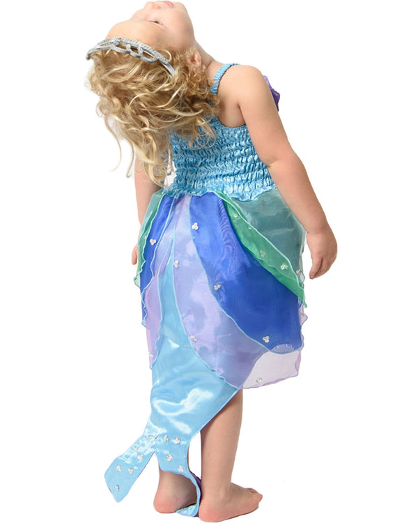 Mermaid Aqua Dress Girls Costume