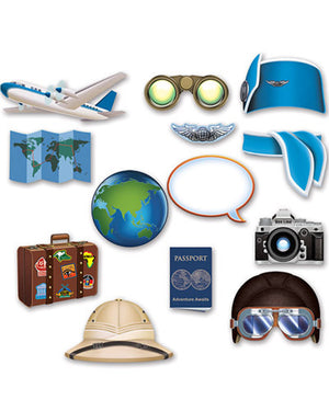 Around the World Photo Fun Signs