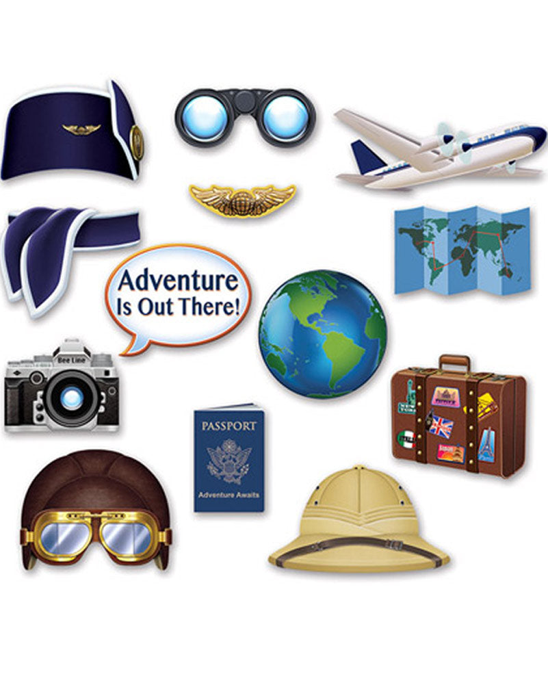 Around the World Photo Fun Signs