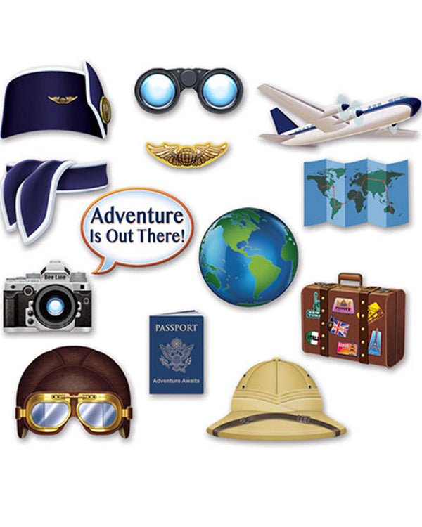 Around the World Photo Fun Signs