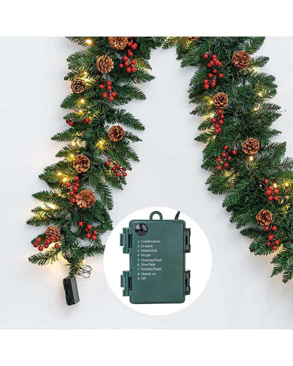 Artificial Holiday Christmas Garland 2.7m