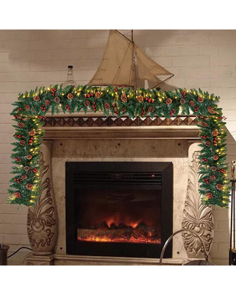 Artificial Holiday Christmas Garland 2.7m