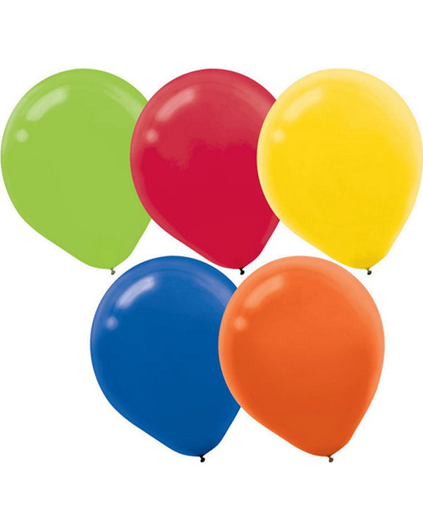 Assorted 30cm Latex Balloons Pack of 15