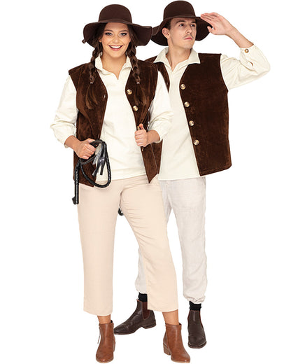 Australian Explorer Deluxe Adult Plus Size Costume