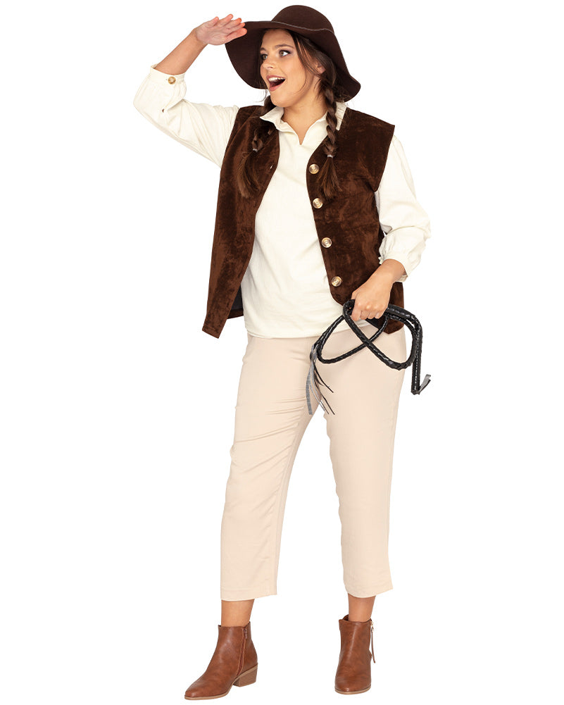 Australian Explorer Deluxe Adult Plus Size Costume