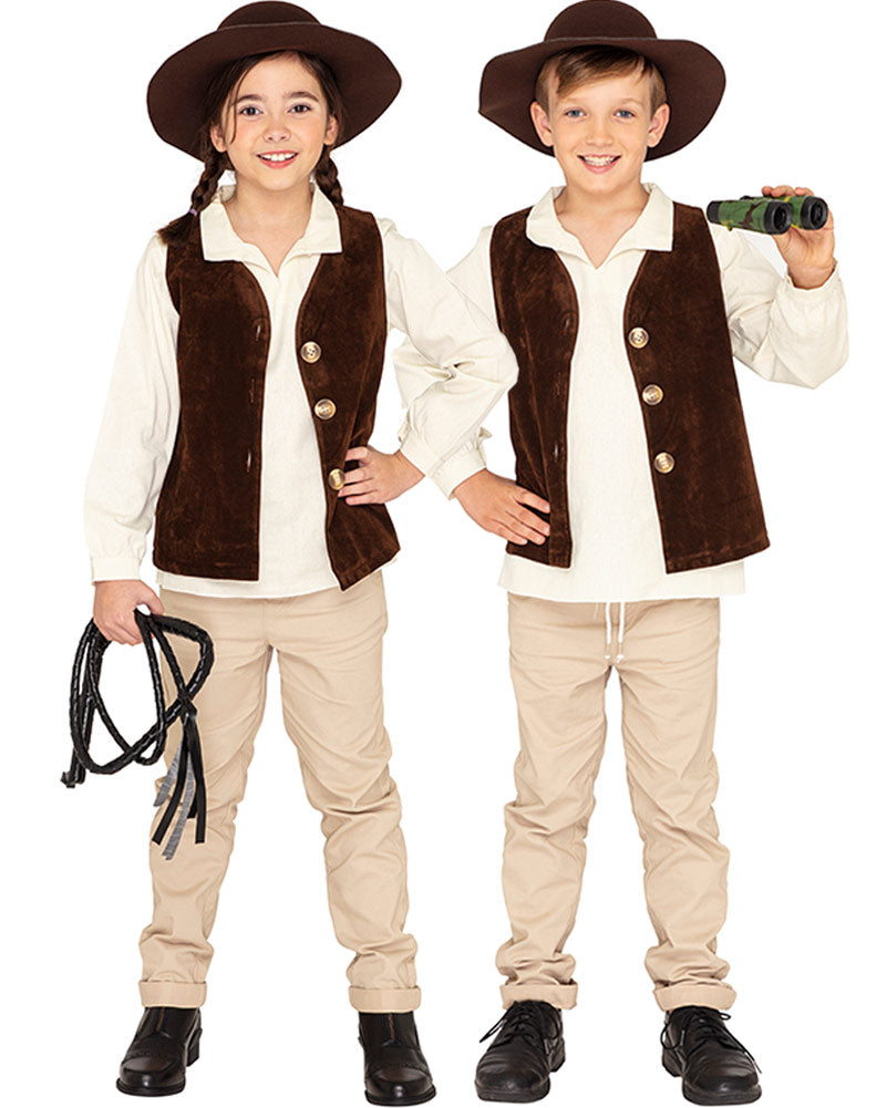 Australian Explorer Deluxe Kids Book Week Costume