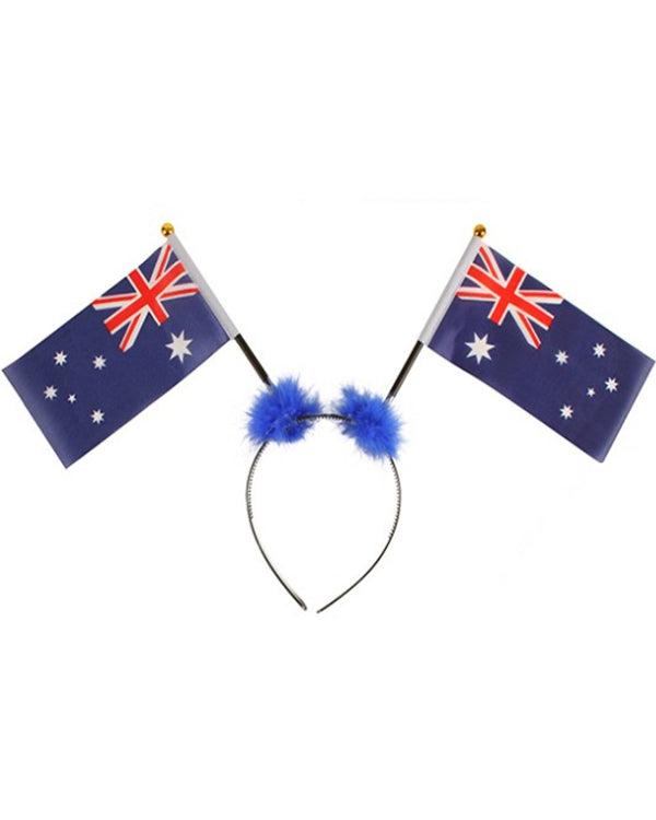 Australian Fluffy Flag Headband