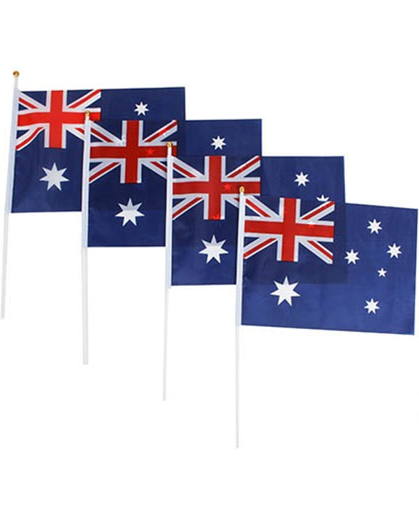 Australian Waving Flags Pack of 5