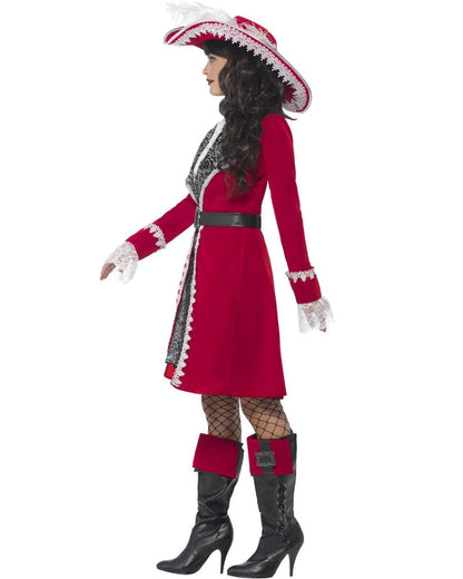 Authentic Lady Captain Deluxe Womens Book Week Costume