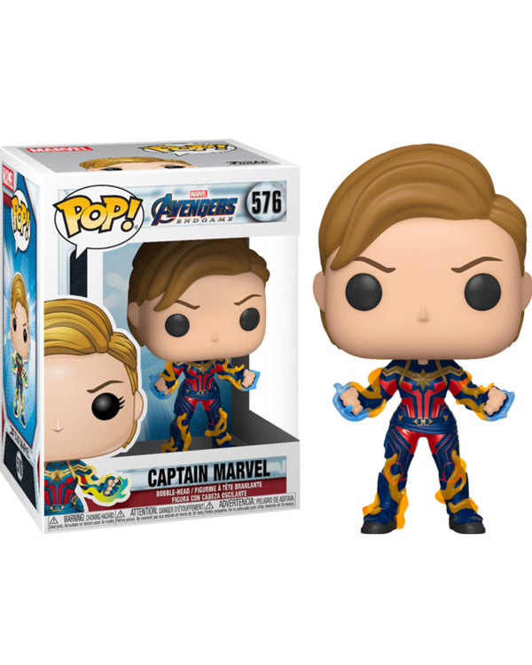 Avengers 4 Captain Marvel New Hair Pop Vinyl