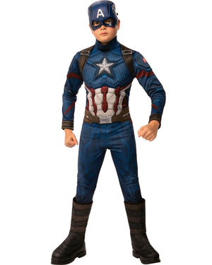 Avengers Endgame Captain America Deluxe Boys Costume