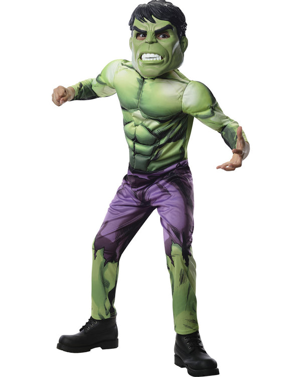 Avengers Hulk Deluxe Boys Costume