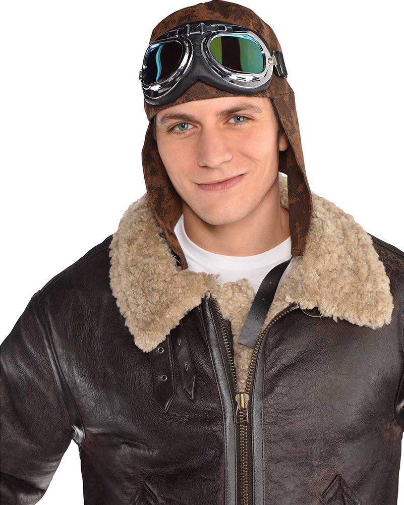 Aviator Goggles Hat