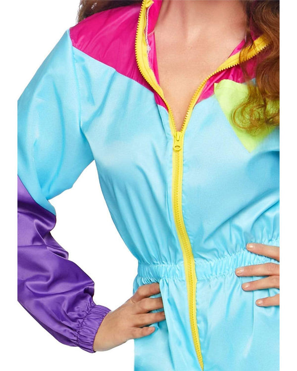Awesome 80s Track Suit Womens Costume