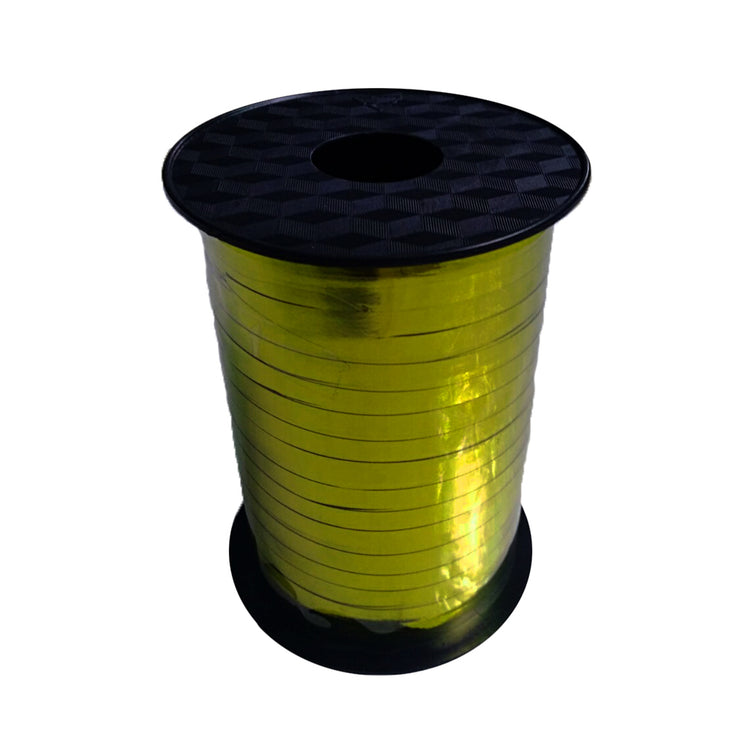 Spring Ribbon Metal Balloon Metallic Ribbon - Spring Moss