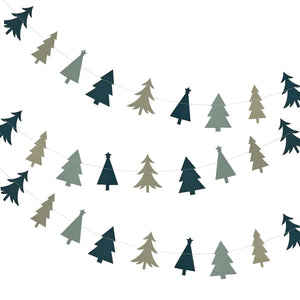 Nordic Noel Christmas Tree Bunting