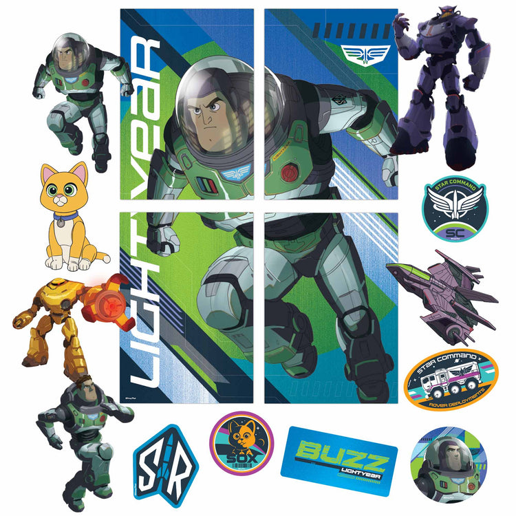 Buzz Lightyear Scene Setters & Assorted Props Pack of 16