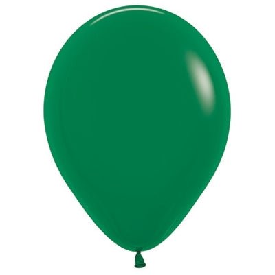 Sempertex 30cm Fashion Forest Green Latex Balloons 032, 25PK Pack of 25