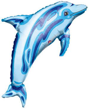 SuperShape XL Ocean Blue Dolphin Balloon