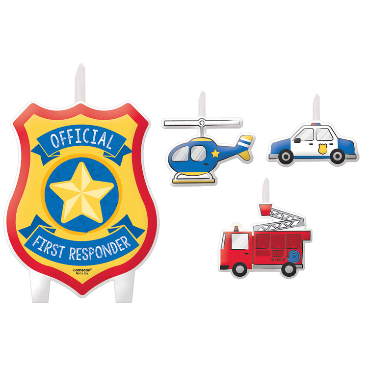 First Responders Candle Set Pack of 4